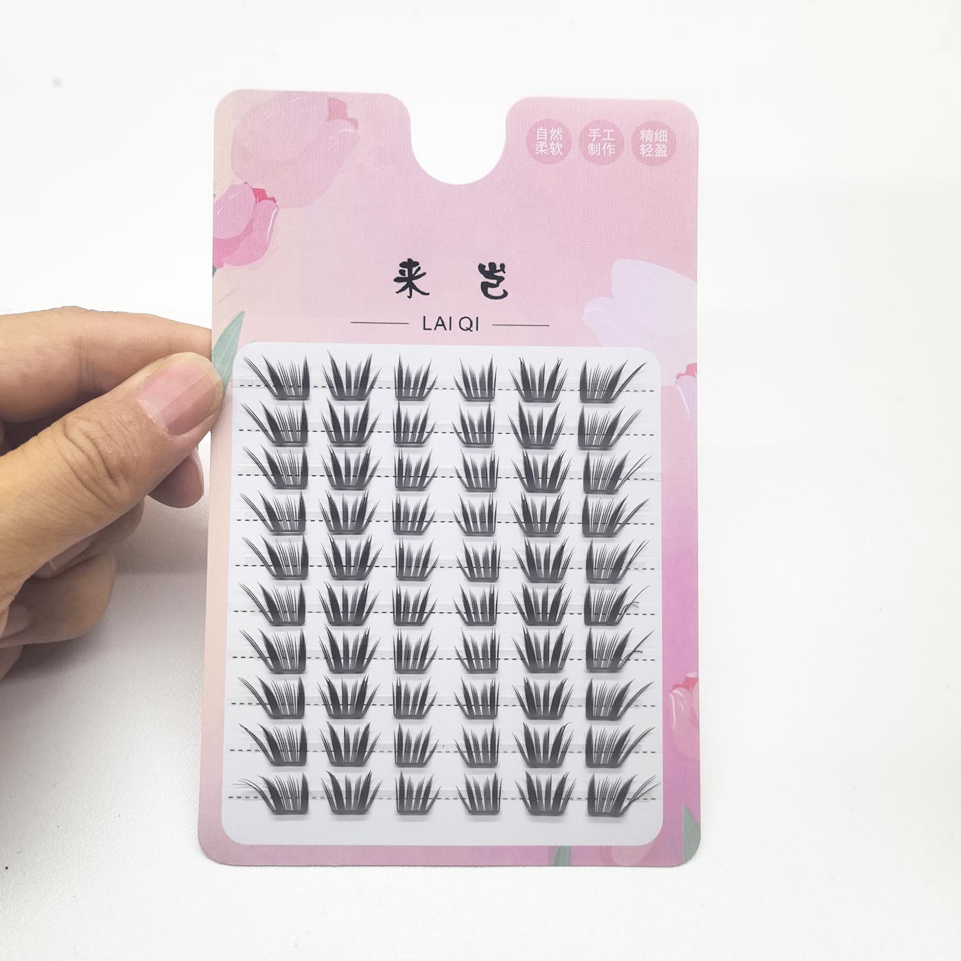 刷胶款折盒小薄片小信子假睫毛